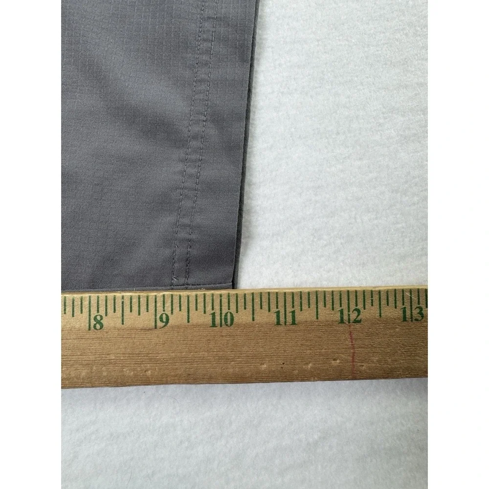 Columbia PFG Mens Gray Ripstop Fishing Shorts Performance Outdoor Size 34 35